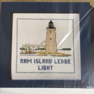 Seguin Designs Counted Cross Stitch PATTERN ONLY Ram Island Ledge Lighthouse ME